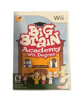 Big Brain Academy Wii Degree Game With Case & Manual Nintendo Wii video gaming
